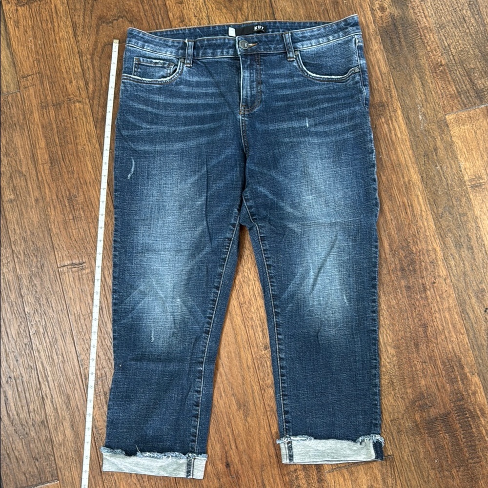 Kut from the Kloth Dark and Light Blue Denim